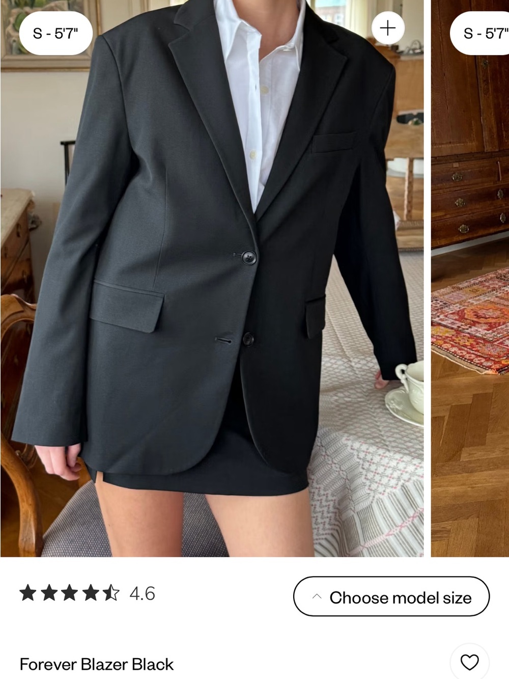 Djerf Avenue Forever Blazer in Black